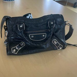 Balenciaga Metallic City Mini Bag